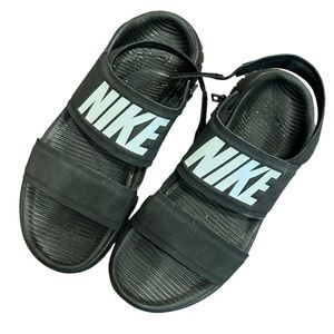 Nike Black and White Sandals